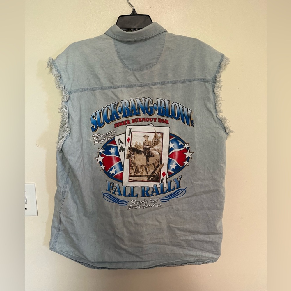 Biker Gang Denim Vest